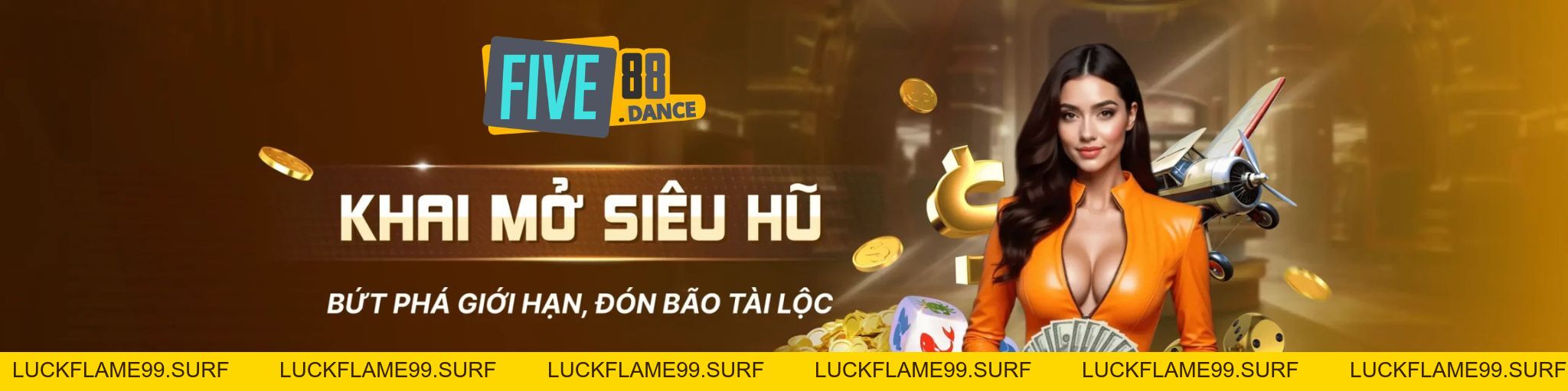 FIVE88 ⚜️ Link FIVE88.COM, Khuyến Mãi +188K Trên Mobile - LUCKFLAME99